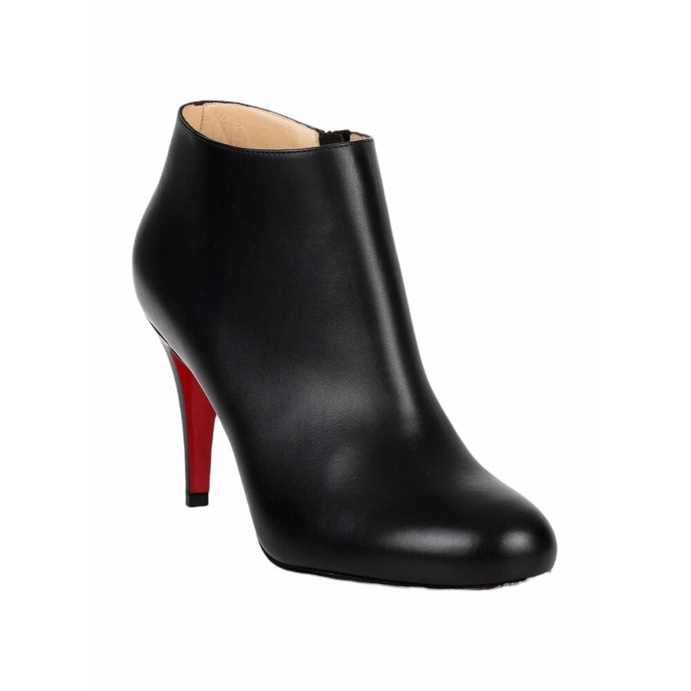 Christian Louboutin Belle 85 Calf Leather Ankle Boots Black Size 39 - Picture 3 of 13